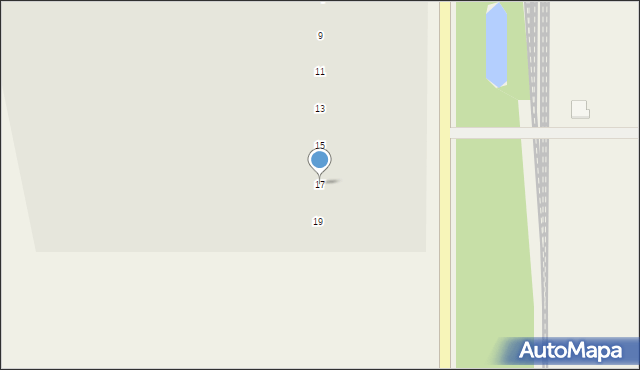 Kleczew, Liliowa, 17, mapa Kleczew