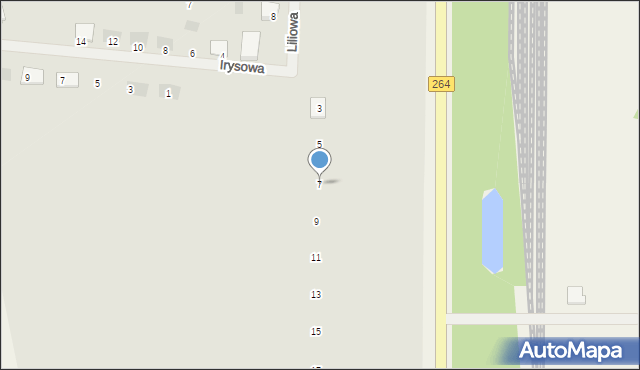 Kleczew, Liliowa, 7, mapa Kleczew