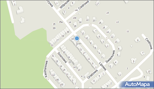 Kłodzko, Lipowa, 27, mapa Kłodzka