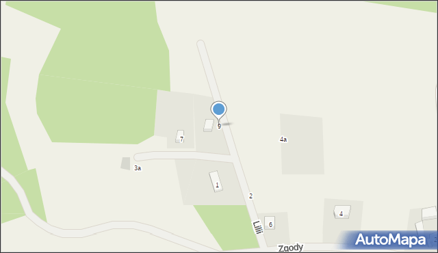 Klonowo Dolne, Lilii, 9, mapa Klonowo Dolne
