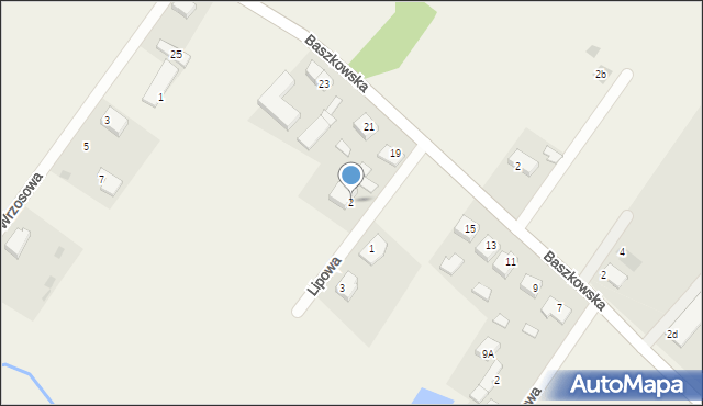 Konarzew, Lipowa, 2, mapa Konarzew