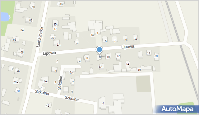 Konarzyce, Lipowa, 8, mapa Konarzyce