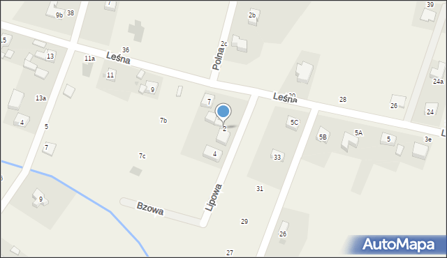 Kotowice, Lipowa, 2, mapa Kotowice