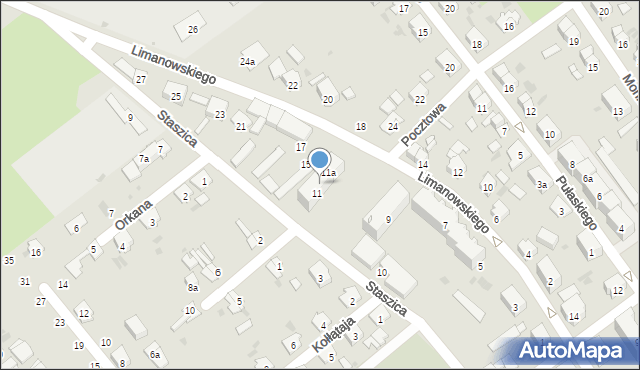 Krapkowice, Limanowskiego Bolesława, 11b, mapa Krapkowice