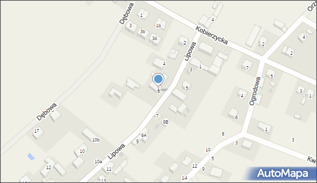 Królikowice, Lipowa, 6, mapa Królikowice