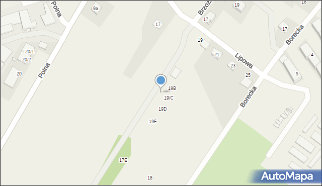 Kruklanki, Lipowa, 19A, mapa Kruklanki