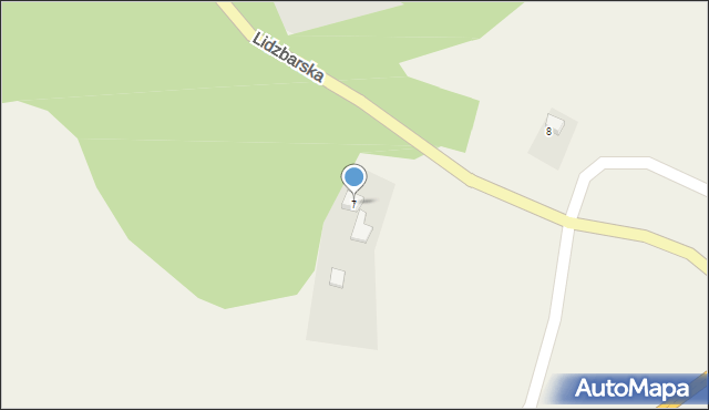 Kurzętnik, Lidzbarska, 7, mapa Kurzętnik