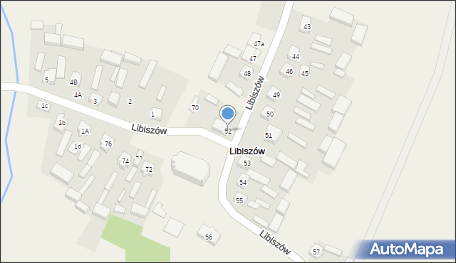 Libiszów, Libiszów, 52, mapa Libiszów