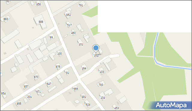 Libusza, Libusza, 102, mapa Libusza