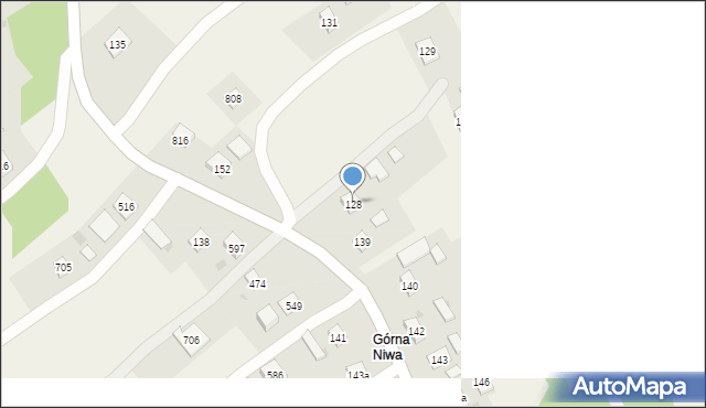 Libusza, Libusza, 128, mapa Libusza