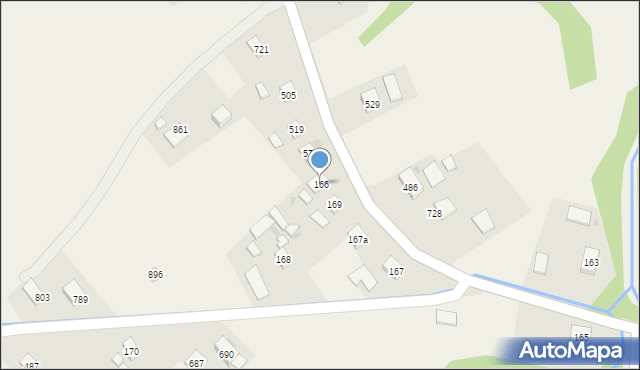 Libusza, Libusza, 166, mapa Libusza