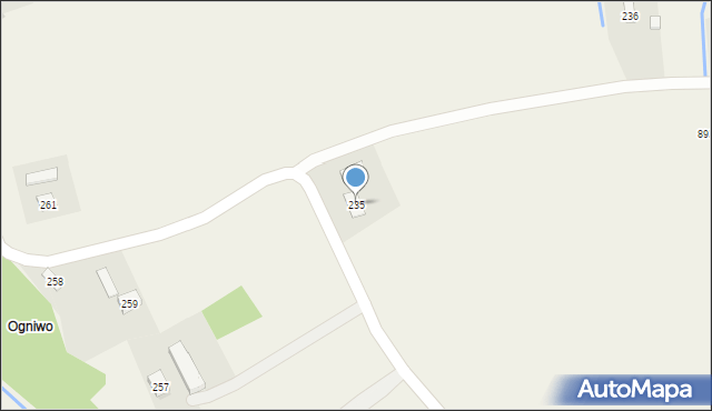 Libusza, Libusza, 235, mapa Libusza