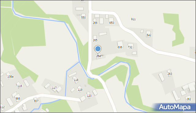 Libusza, Libusza, 264, mapa Libusza