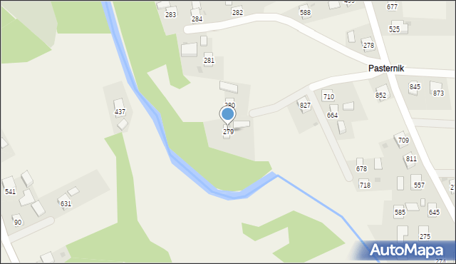 Libusza, Libusza, 279, mapa Libusza