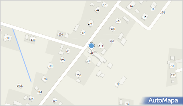 Libusza, Libusza, 44, mapa Libusza