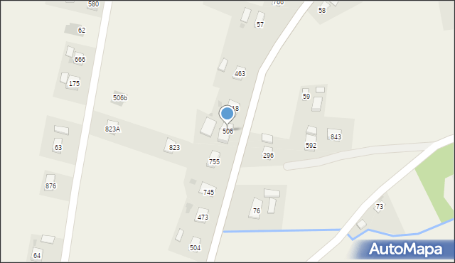 Libusza, Libusza, 506, mapa Libusza