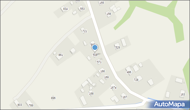 Libusza, Libusza, 519, mapa Libusza