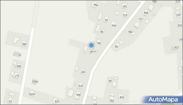 Libusza, Libusza, 57, mapa Libusza