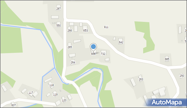 Libusza, Libusza, 606, mapa Libusza