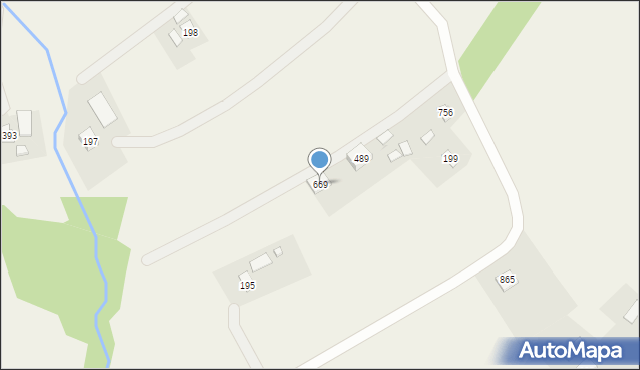 Libusza, Libusza, 669, mapa Libusza