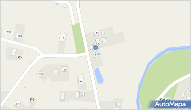 Libusza, Libusza, 7, mapa Libusza