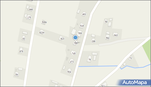 Libusza, Libusza, 755, mapa Libusza