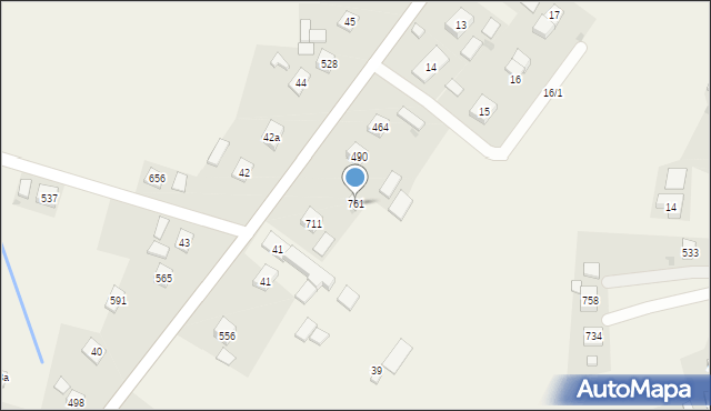 Libusza, Libusza, 761, mapa Libusza