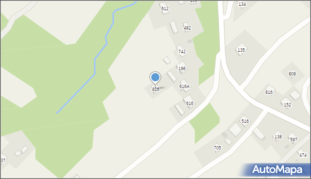 Libusza, Libusza, 826, mapa Libusza