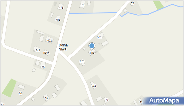 Libusza, Libusza, 884, mapa Libusza