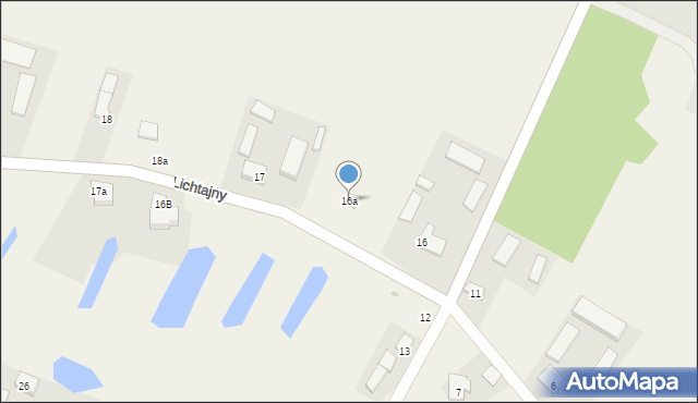 Lichtajny, Lichtajny, 16a, mapa Lichtajny