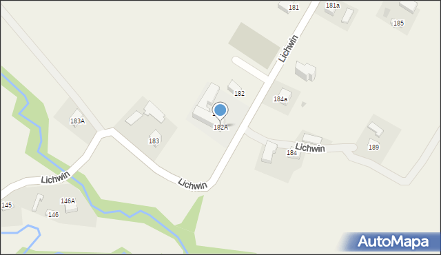 Lichwin, Lichwin, 182A, mapa Lichwin