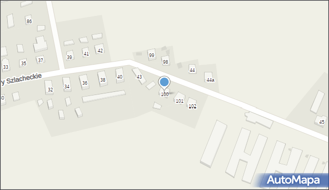 Lignowy Szlacheckie, Lignowy Szlacheckie, 100, mapa Lignowy Szlacheckie