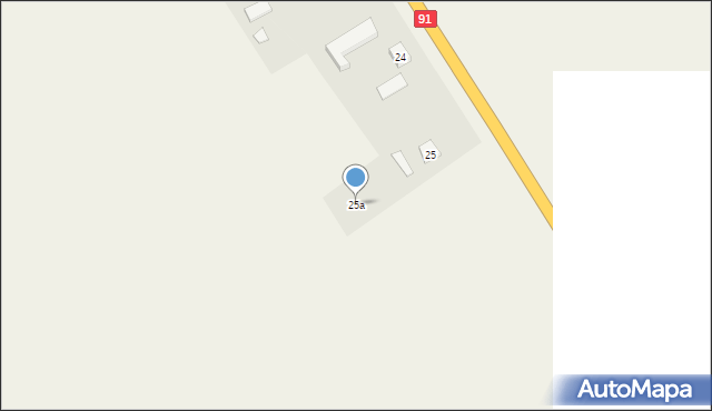 Lignowy Szlacheckie, Lignowy Szlacheckie, 25a, mapa Lignowy Szlacheckie
