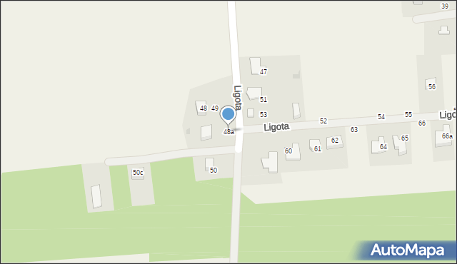 Ligota, Ligota, 48a, mapa Ligota