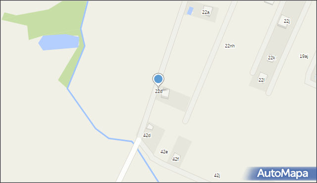 Ligota Mała, Ligota Mała, 22d, mapa Ligota Mała
