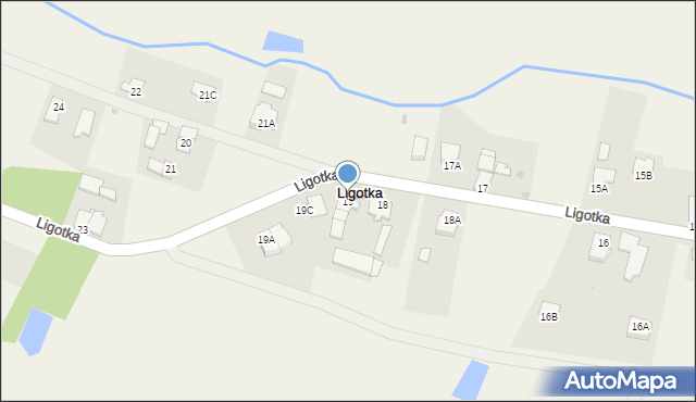 Ligotka, Ligotka, 19, mapa Ligotka