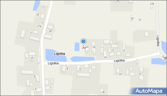 Ligotka, Ligotka, 15a, mapa Ligotka