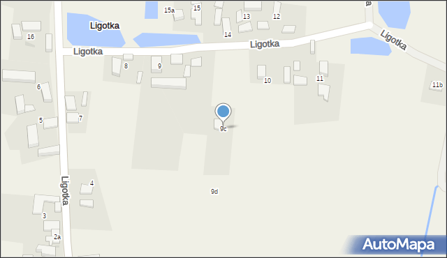 Ligotka, Ligotka, 9c, mapa Ligotka