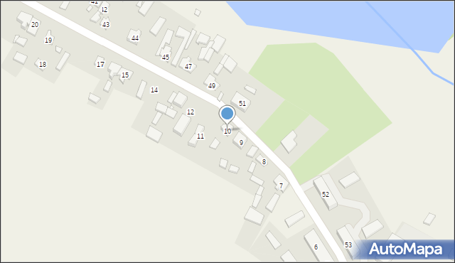 Linie, Linie, 10, mapa Linie