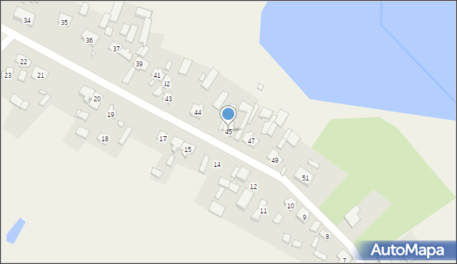 Linie, Linie, 45, mapa Linie