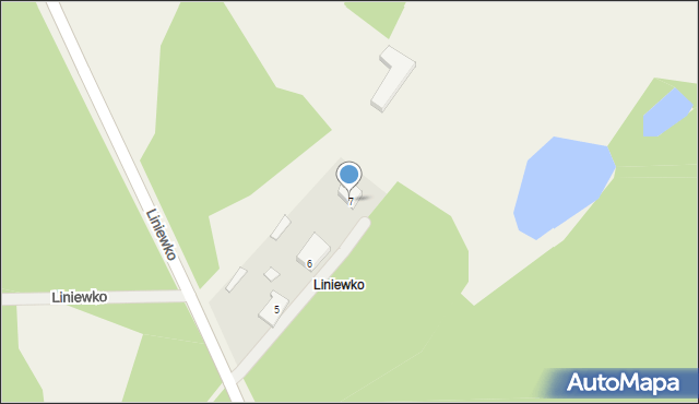 Liniewko, Liniewko, 7, mapa Liniewko