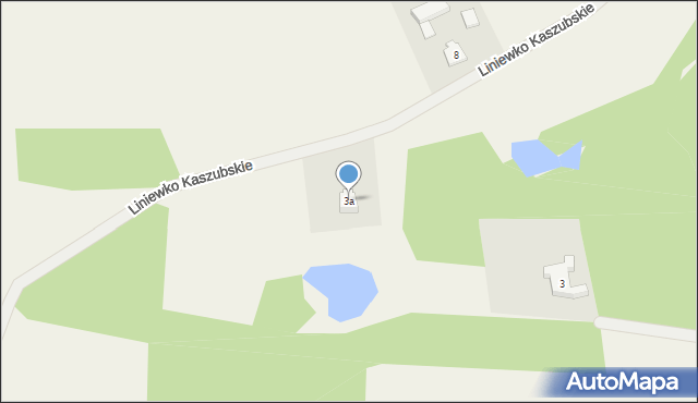 Liniewko Kaszubskie, Liniewko Kaszubskie, 3a, mapa Liniewko Kaszubskie