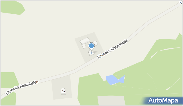 Liniewko Kaszubskie, Liniewko Kaszubskie, 8, mapa Liniewko Kaszubskie