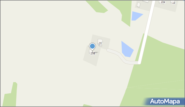 Liniewko Kościerskie, Liniewko Kościerskie, 20B, mapa Liniewko Kościerskie