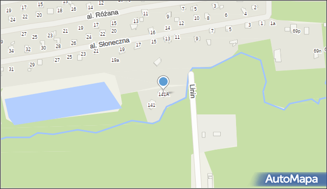 Linin, Linin, 13b, mapa Linin