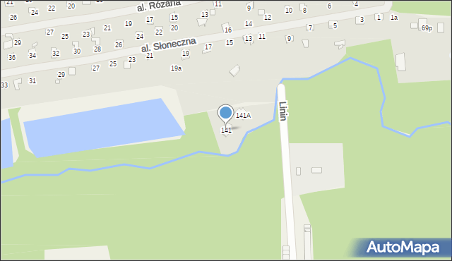 Linin, Linin, 13c, mapa Linin