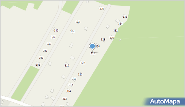 Linin, Linin, 324, mapa Linin