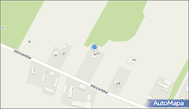 Linin, Linin, 34, mapa Linin