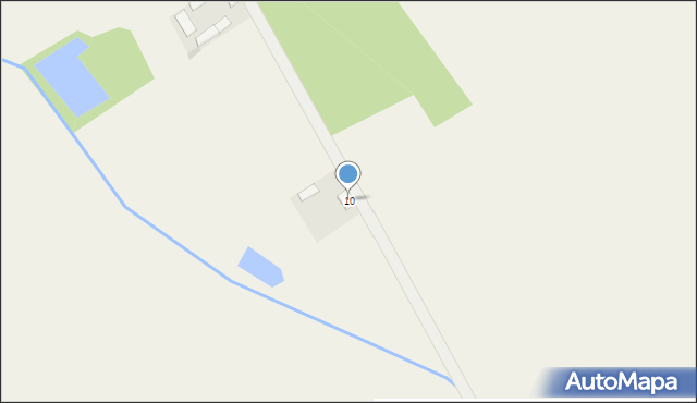 Linów, Linów, 10, mapa Linów