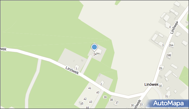Linówek, Linówek, 1A, mapa Linówek